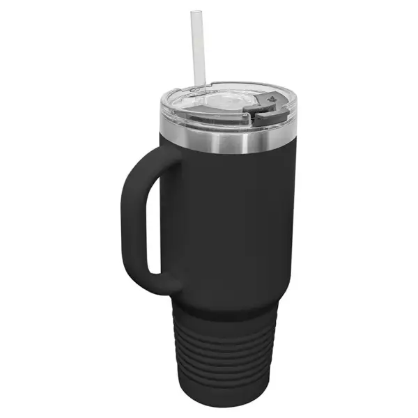Travel Handled Straw Lid Travel Mug