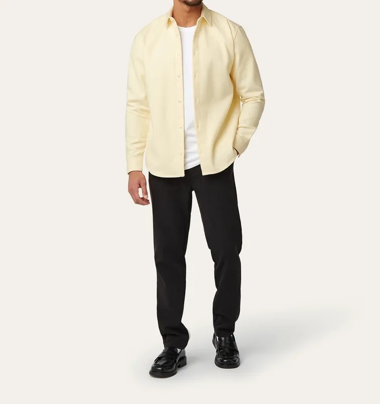 Flannel Shirt Butter Yellow