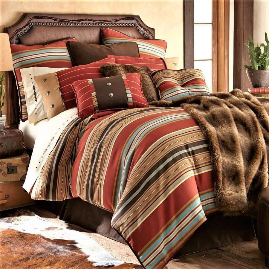 Room Striped Geometric Bedding Set
