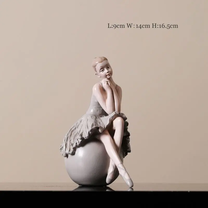 Ballerina Figure Accent Sculpture