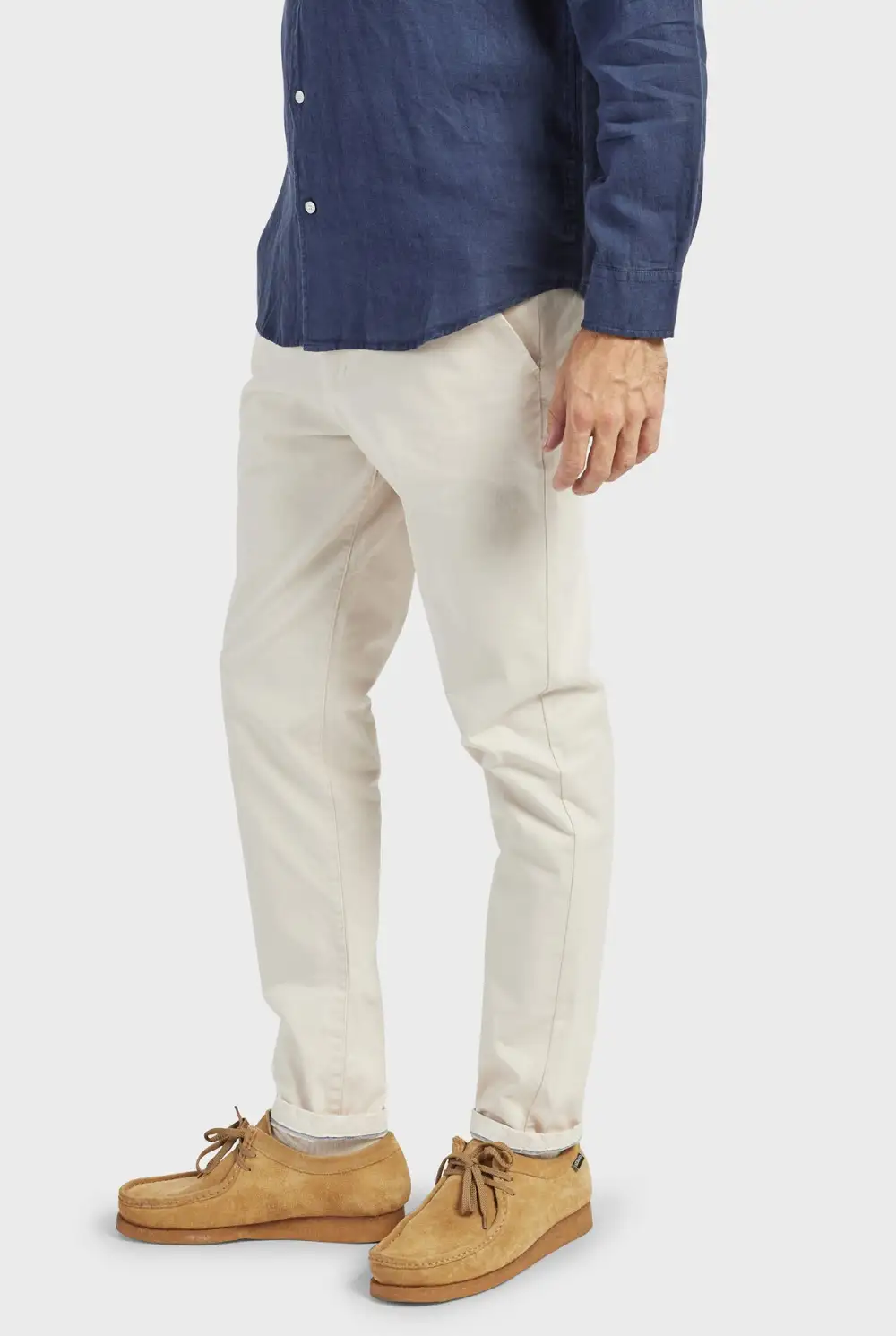 Slim Tapered Stretch Cotton Casual Jogger Pants