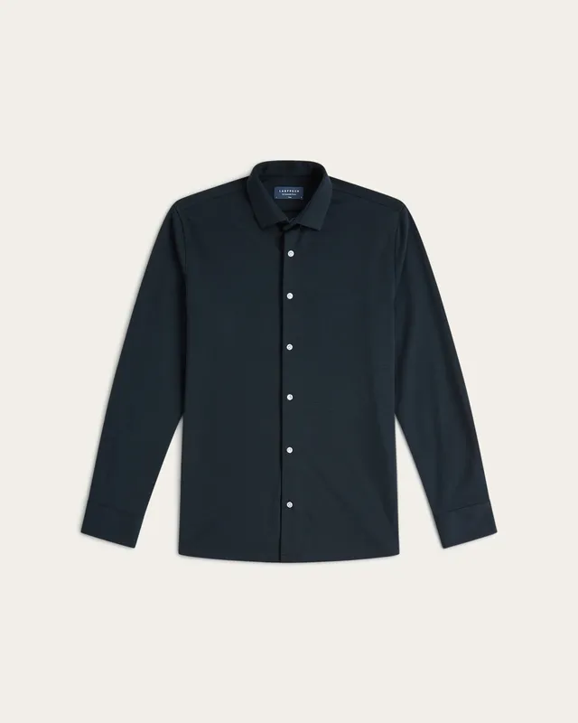 Knit Non-Iron Shirt Navy