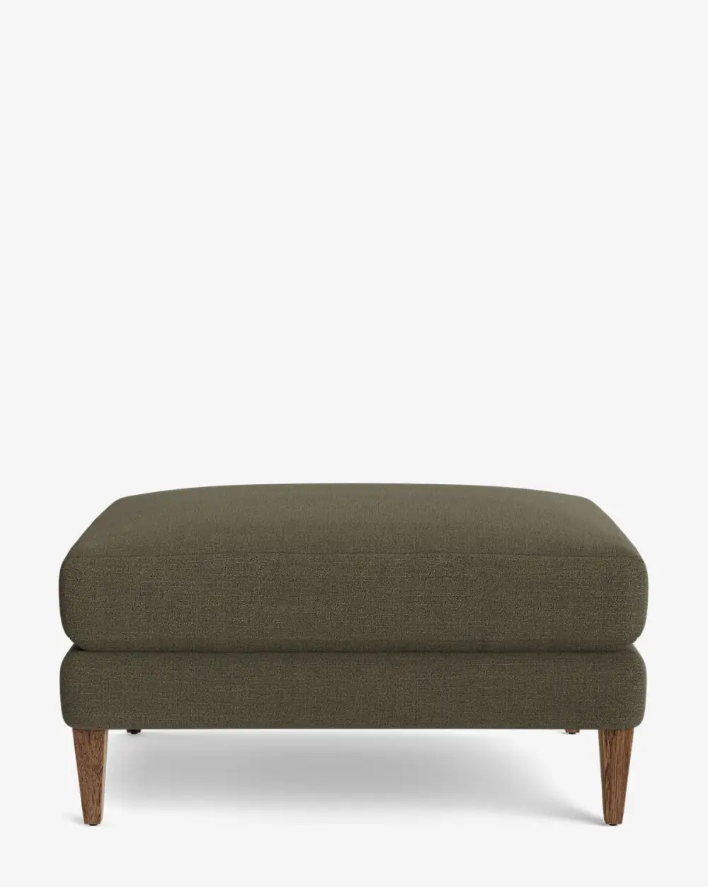Modern Oak Ottoman