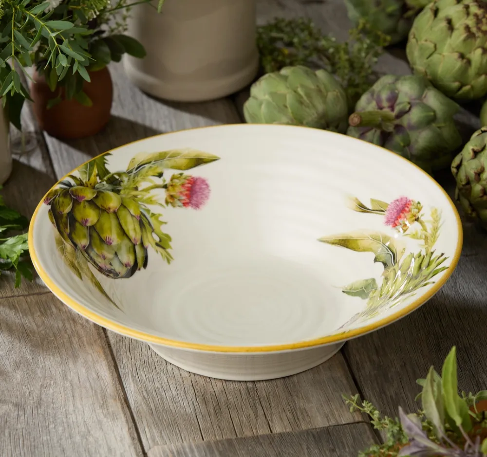Botanical Pasta Serving Bowl