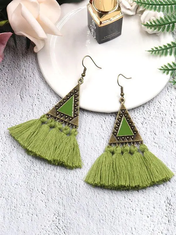Polished Abstract Accent Earrings