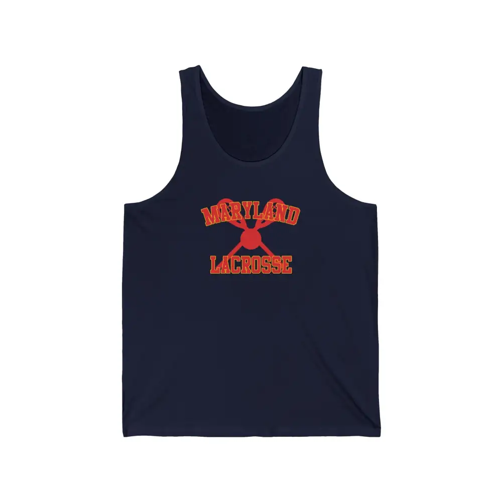 Lacrosse Stick Print Tank Top