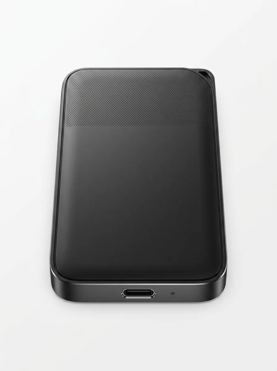 Portable External Solid State Drive USB C Compact Design
