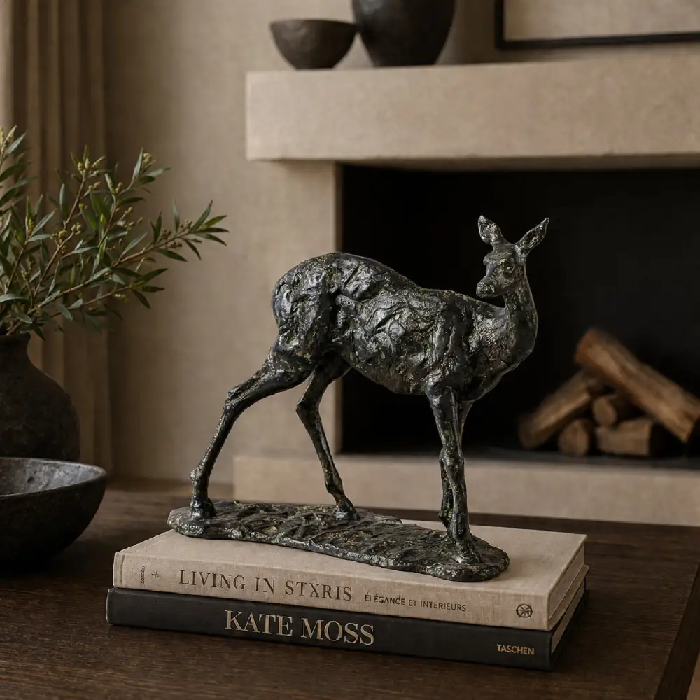 Rustic Iron Decorative Sculpture
