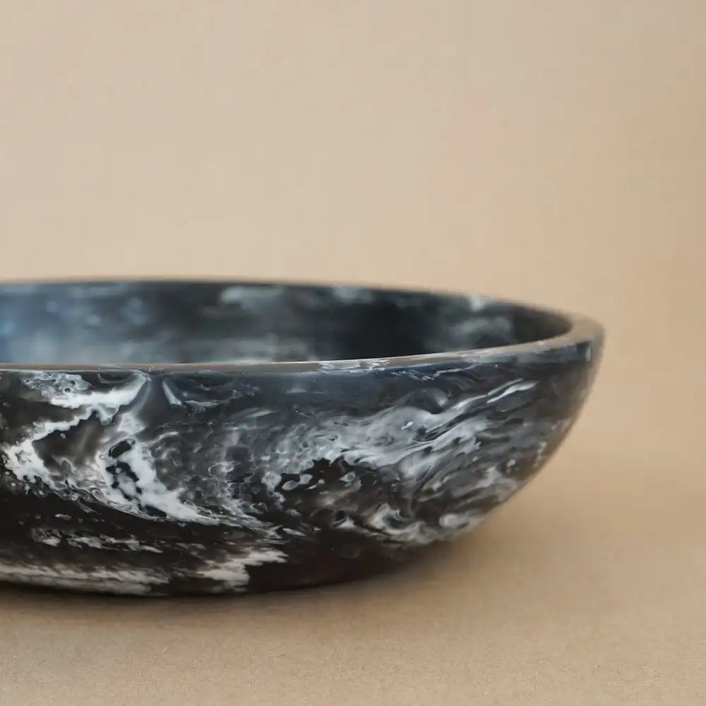 Sculptural Round Salad Bowl