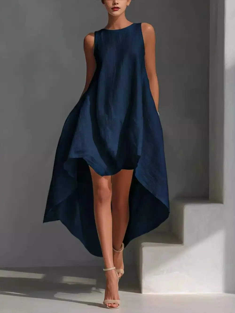 Versatile Sleeveless Casual Dress