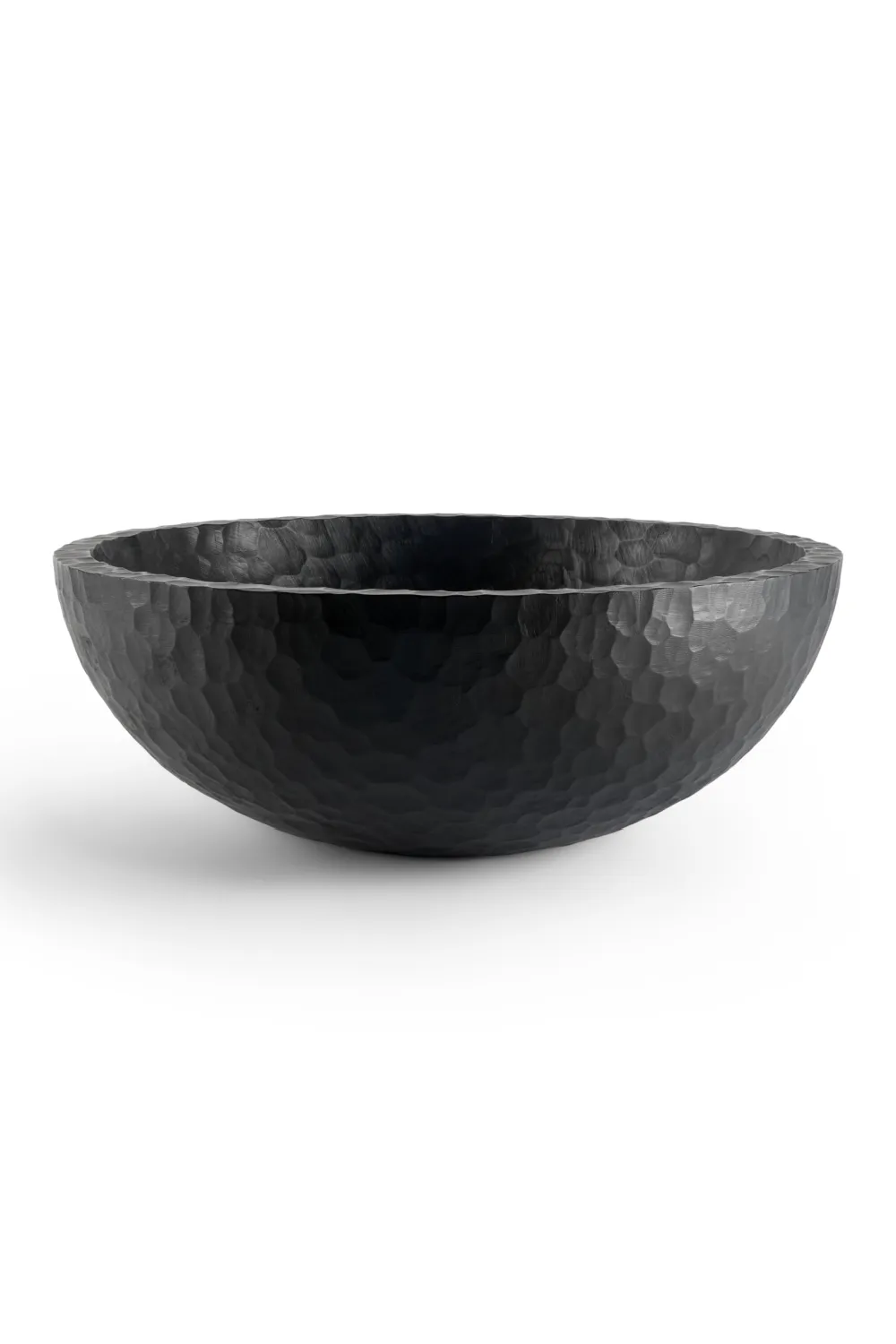 Varnished Mahogany Carved Bowl