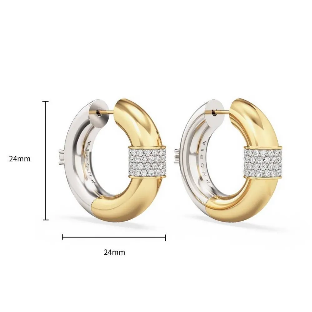 Rhinestone Zircon Vintage Earrings