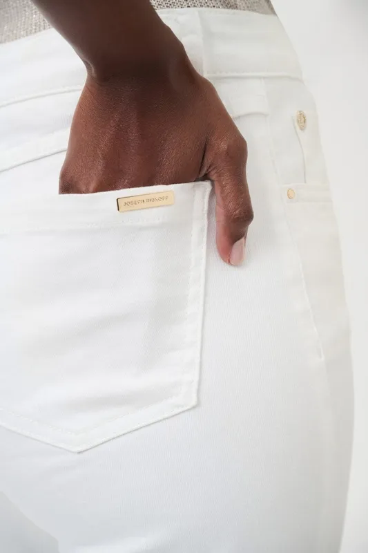 Cotton Denim Bootcut Jeans