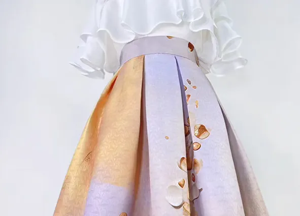 Structured Modern Everyday Casual Skirt