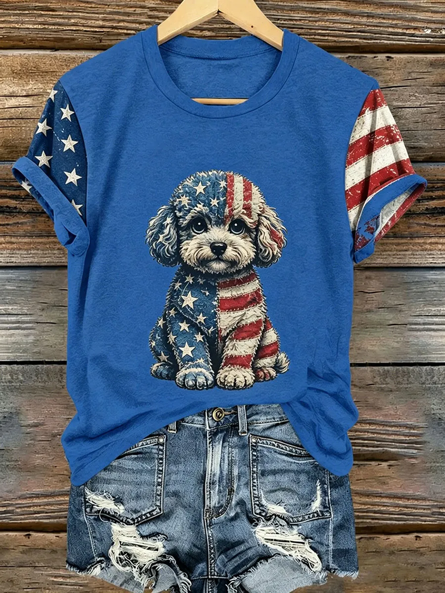 Women's American Poodle T-Shirt