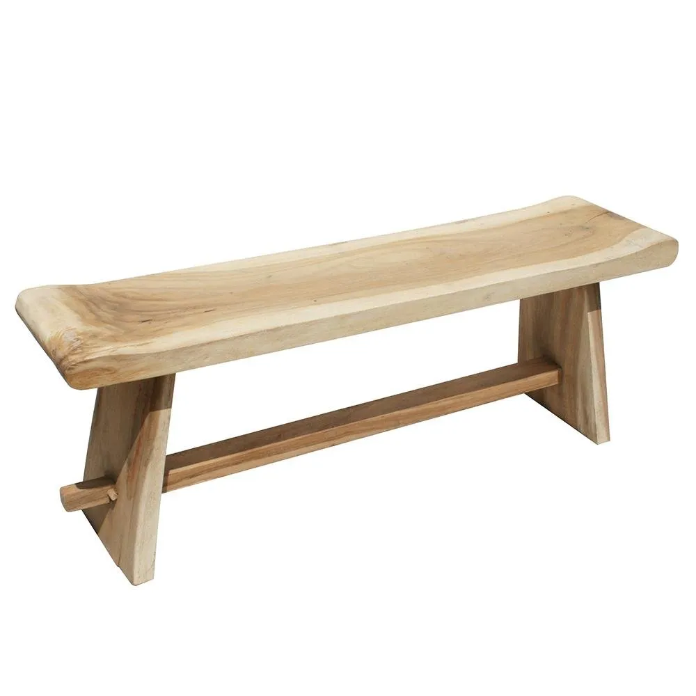 Solid Wood Narrow Bench
