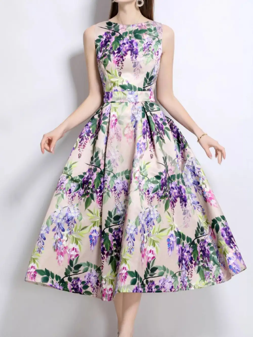 Sleeveless Sleeveless Midi Dress