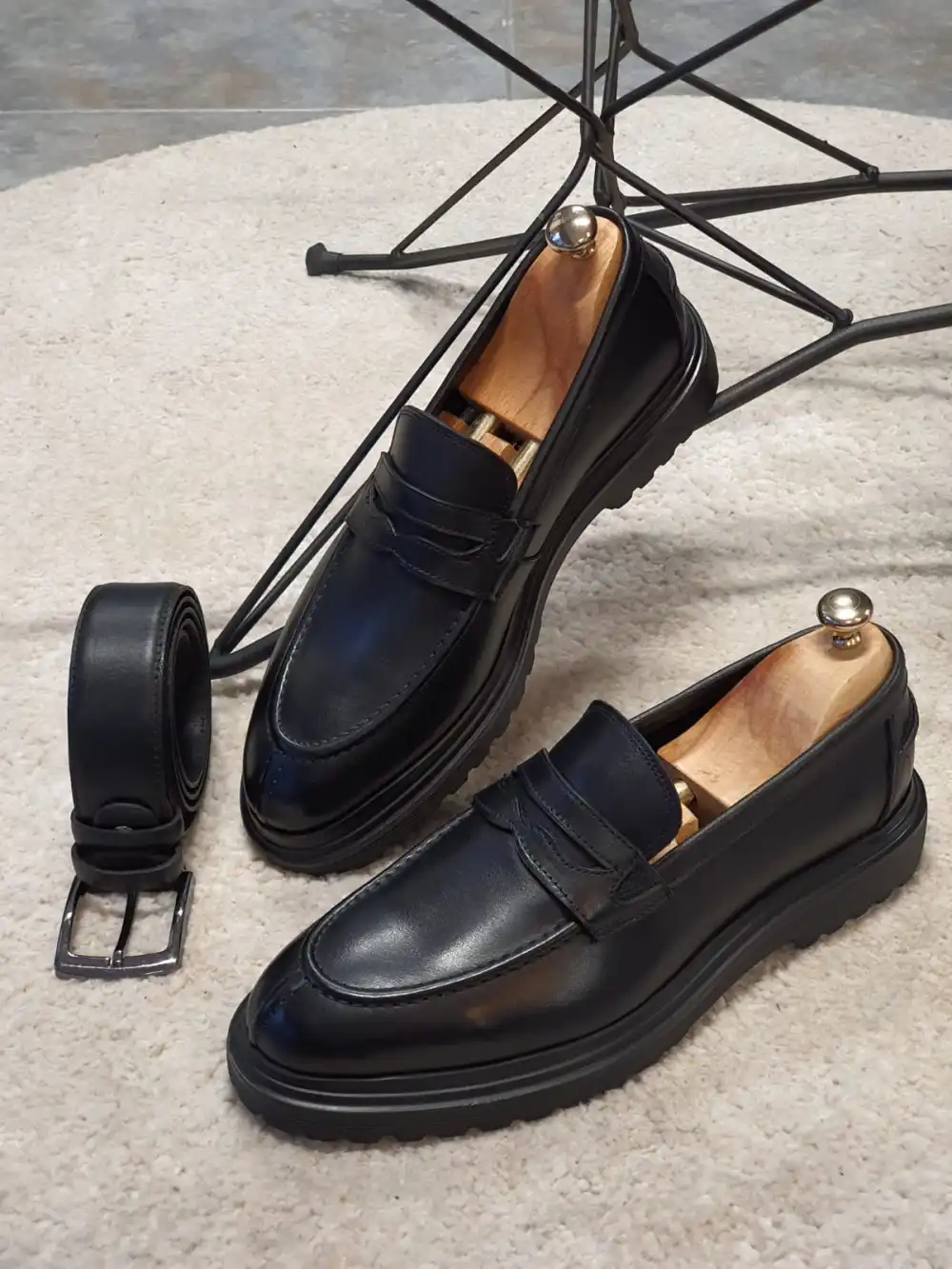 Casual Classic Buckle Loafers