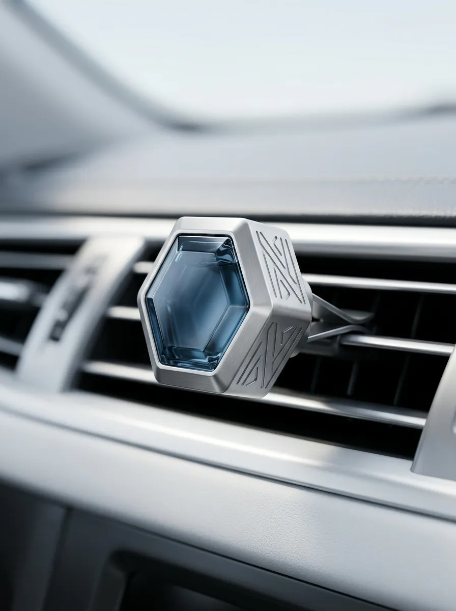 Geometric Metal Hexagon Car Air Freshener