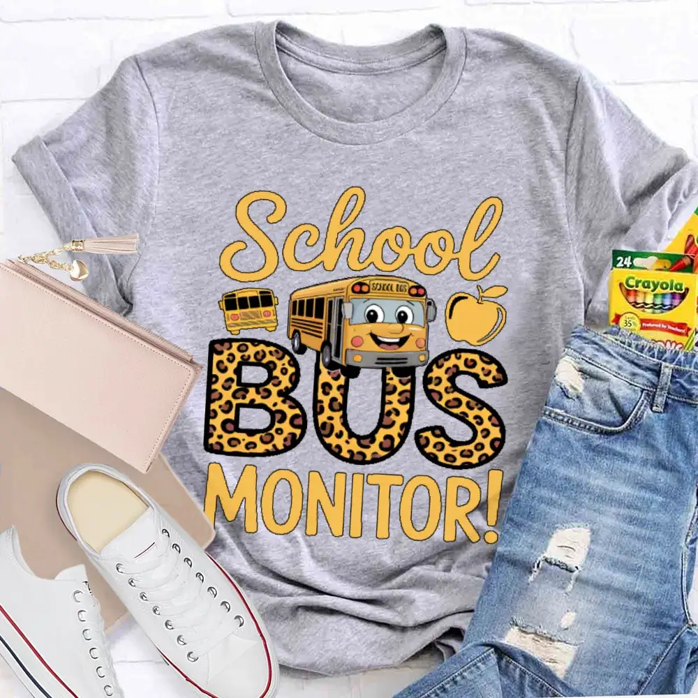 School Bus Monitor Life T-Shirt