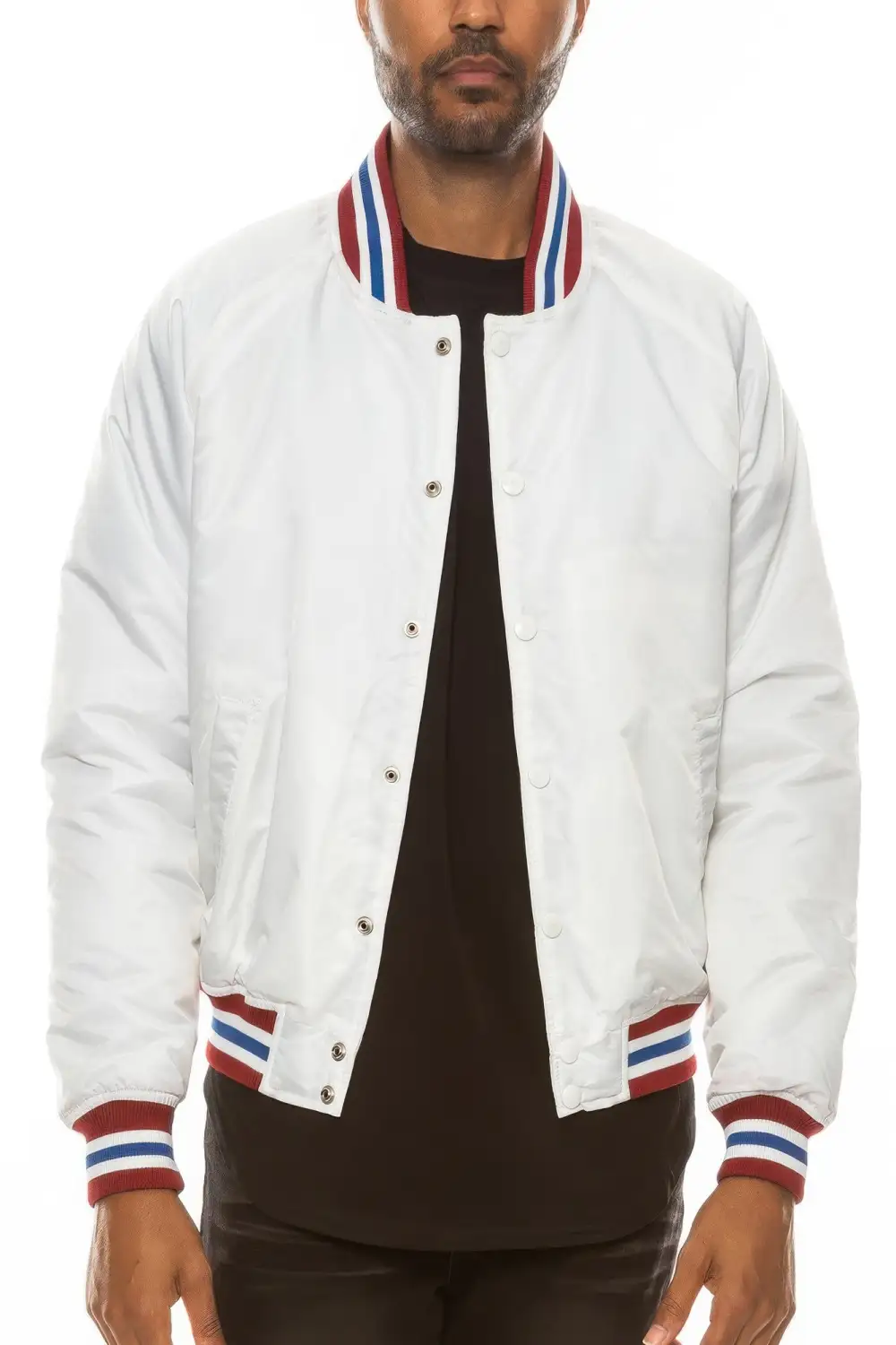 Polyester Windbreaker Winter Bomber Jacket