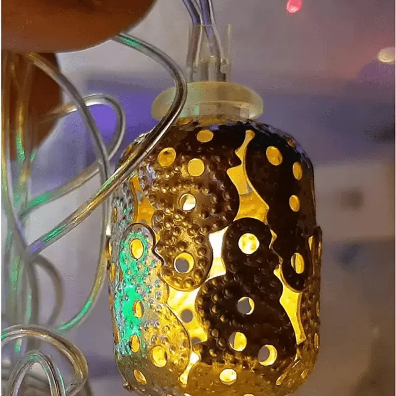 SERIES 14 Metal Gold Rice LED Light (M12)