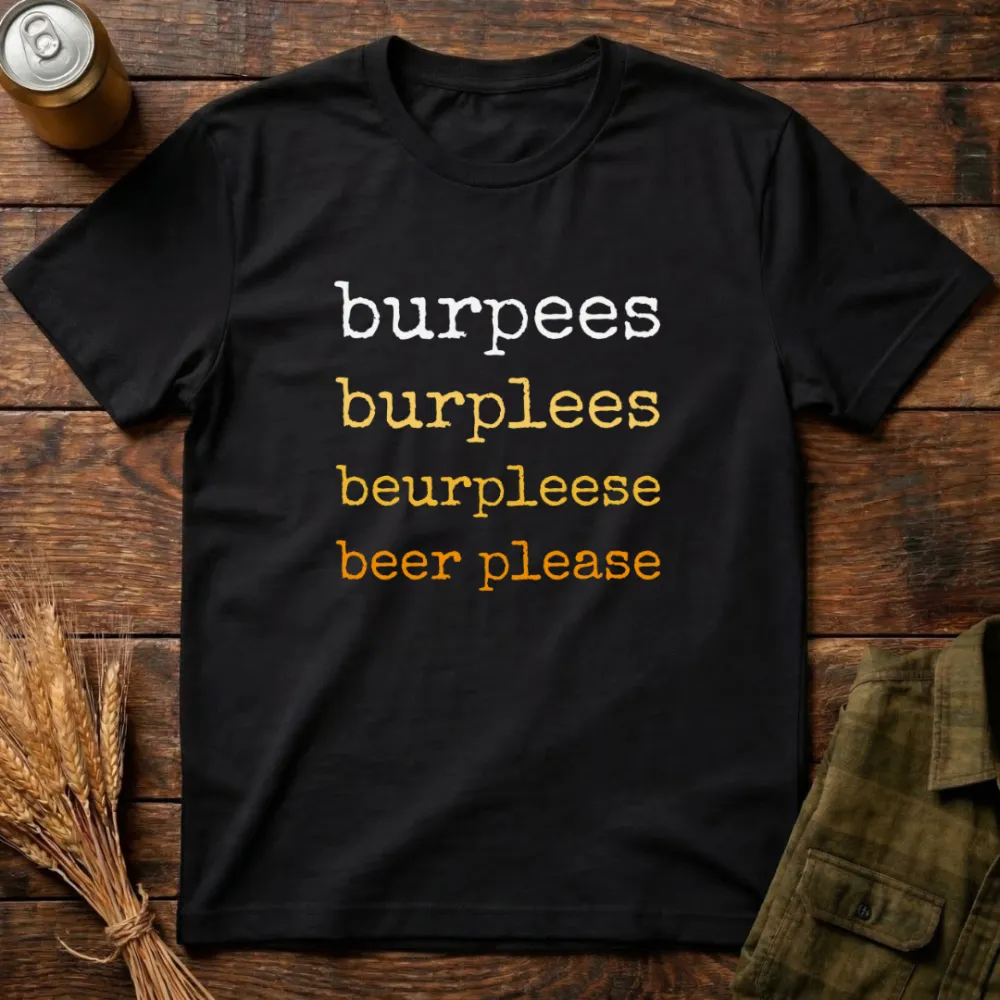 Burpees Graphic Cotton T-Shirt