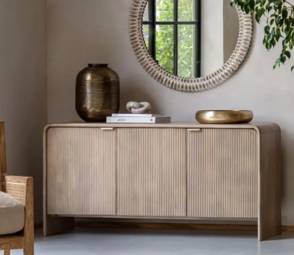 Storage Curved Sideboard
