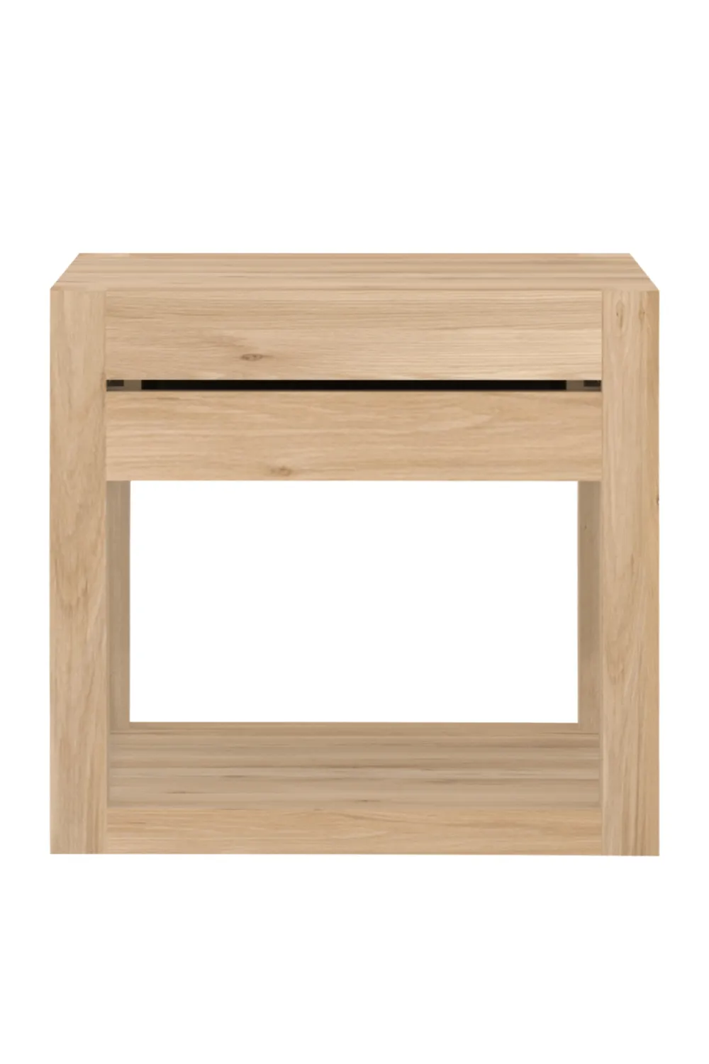 Oiled Oak Bedside Table Nightstand
