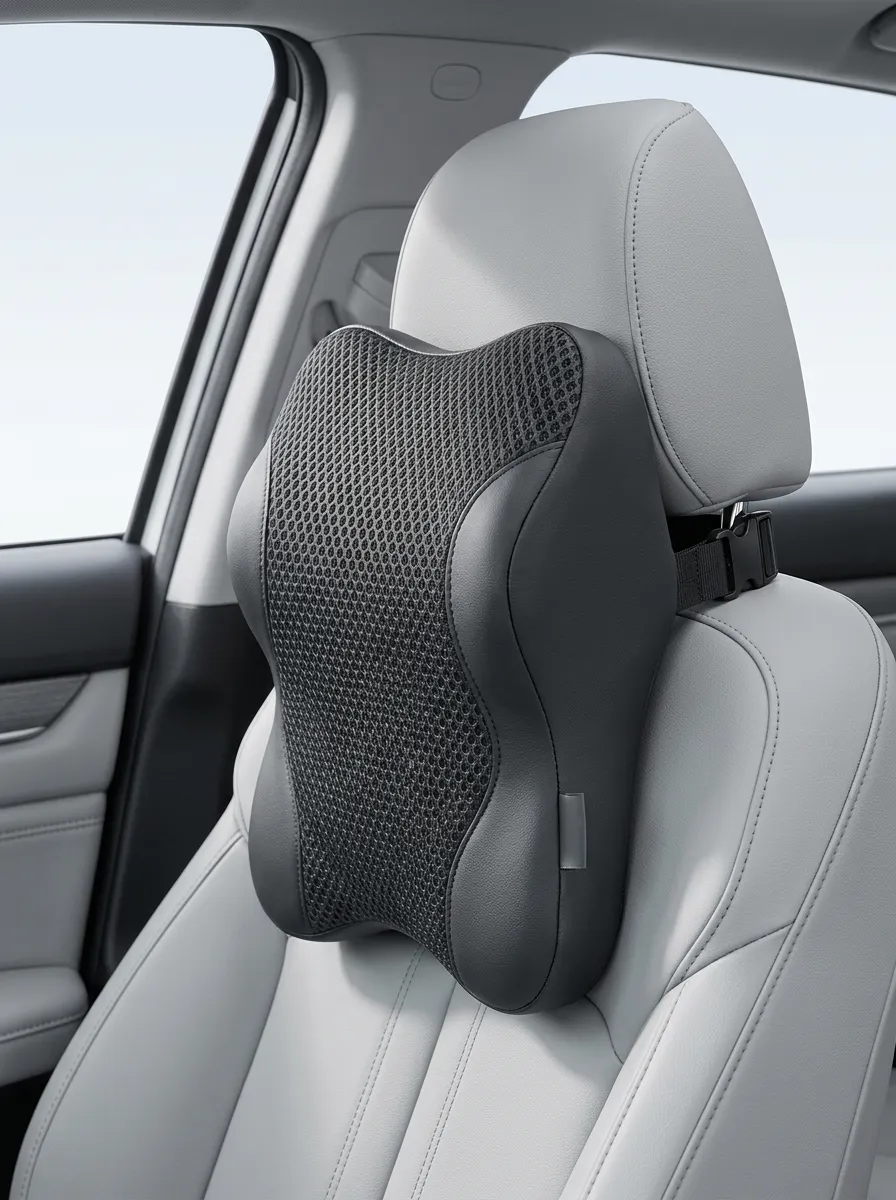 Ergonomic Mesh Automotive Neck Pillow