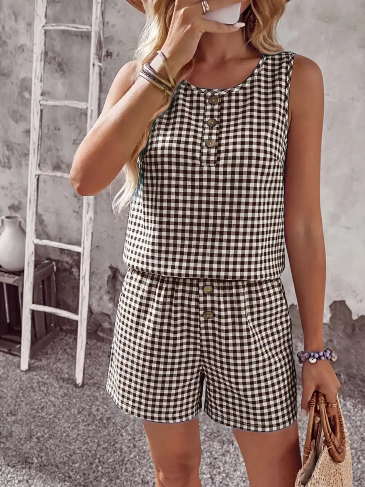 Relaxed Relaxed Everyday Top and Shorts Matching Set