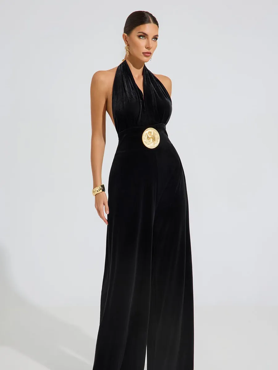 Ivana Velvet Majesty Jumpsuit