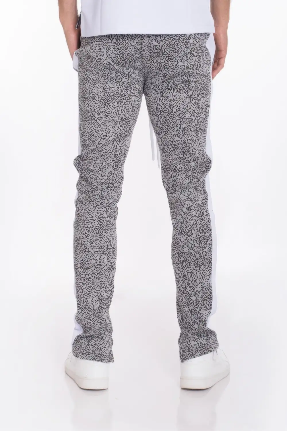 Printed Elephant Track Pants