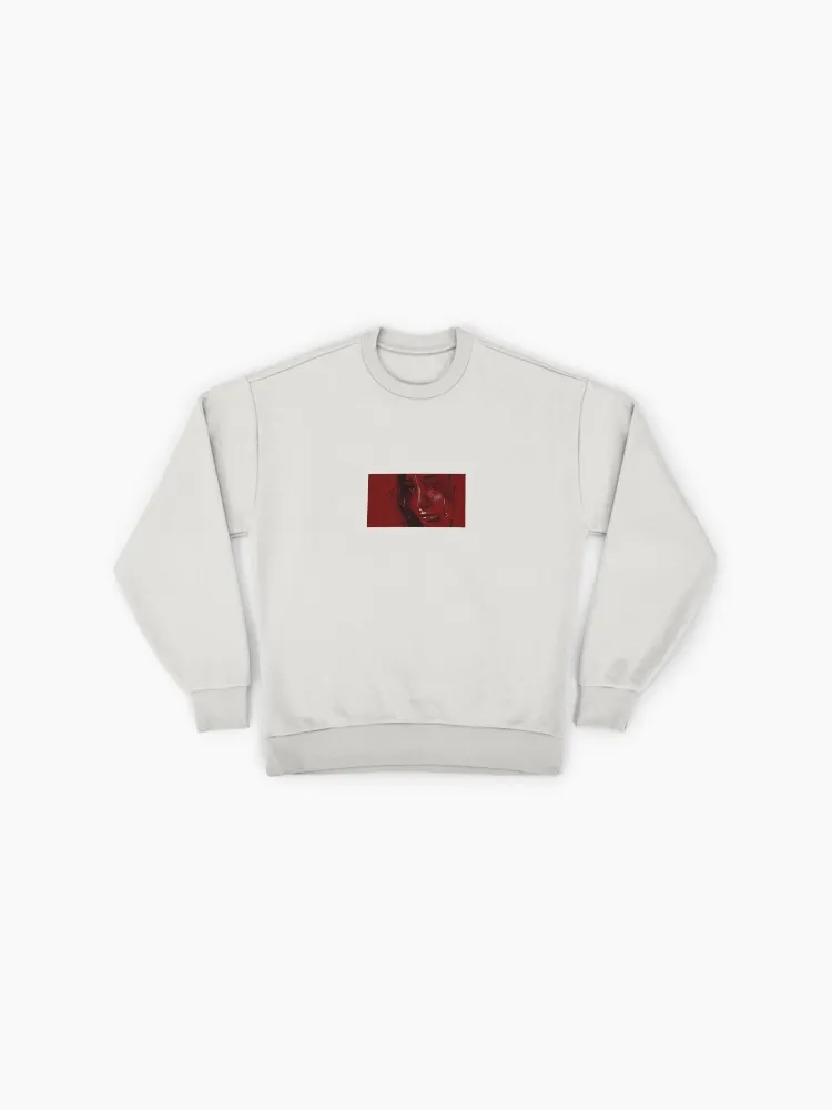 Minimalist Red Box Logo Sweatshirt