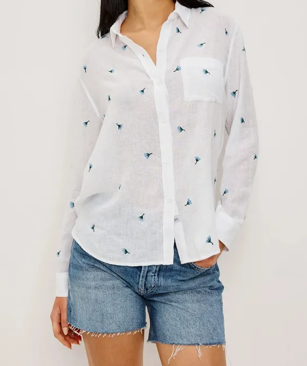 Shirt in Bluebell Carnations