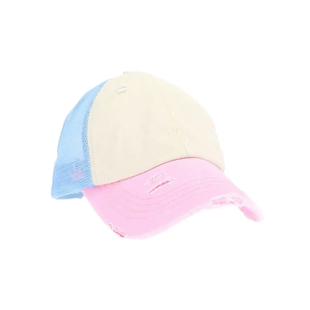 Frayed Edge Wide Brim Hat