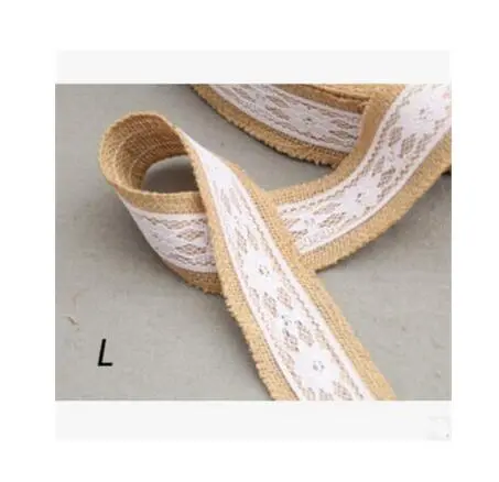 Protective Burlap Lace Ribbon Roll