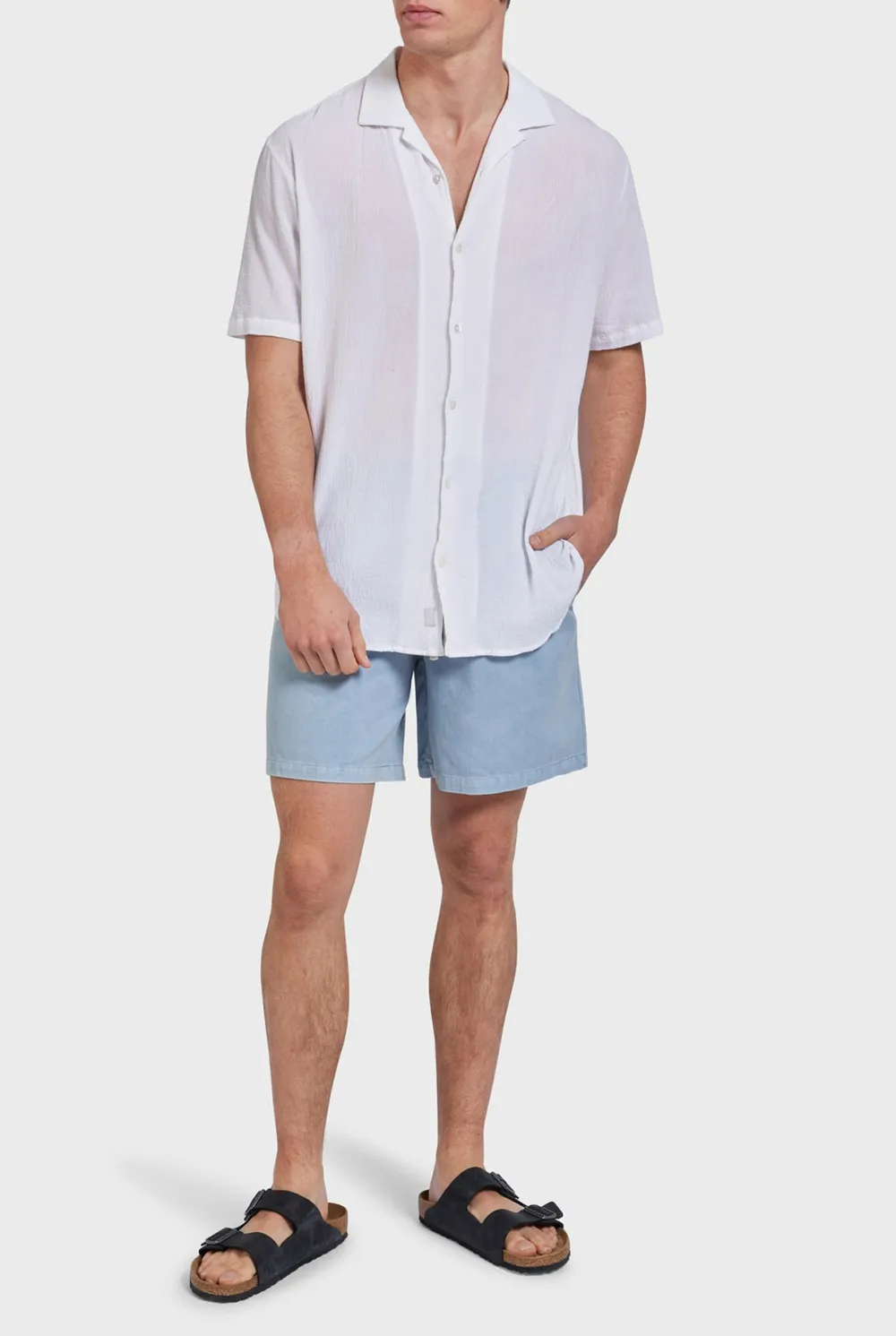 Relaxed Fit Cotton Blend Casual Everyday Shorts