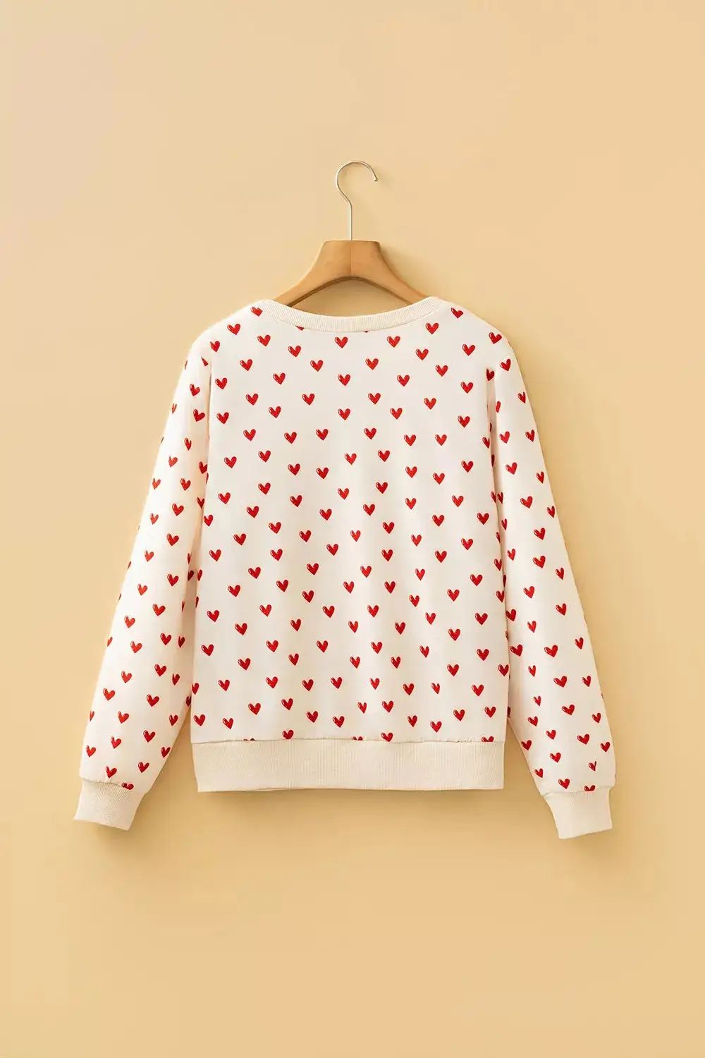 Round Neck Printed Sweatshirt