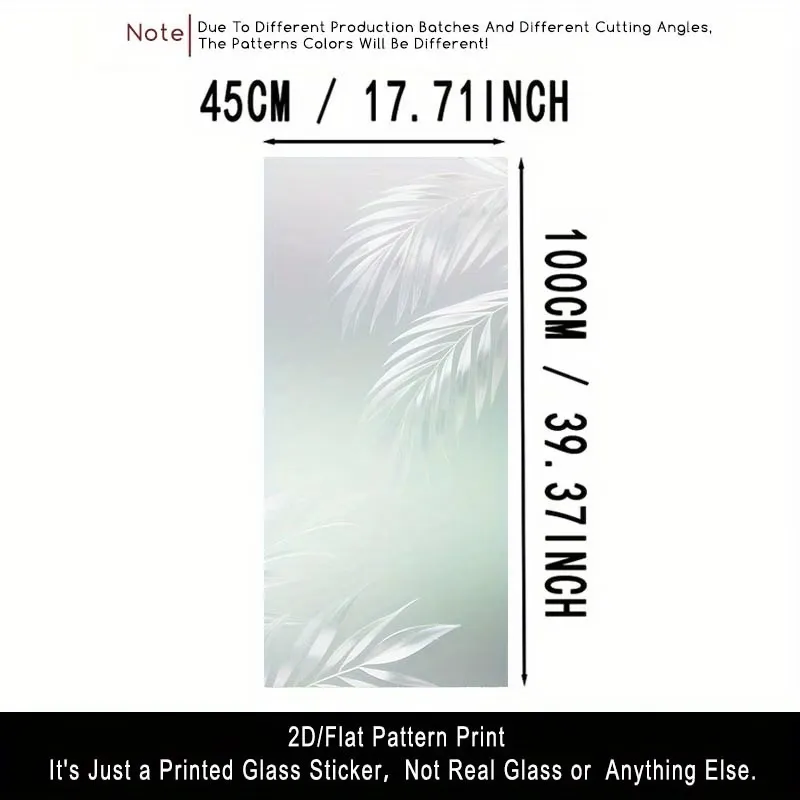 Minimalist Palm Window Decal