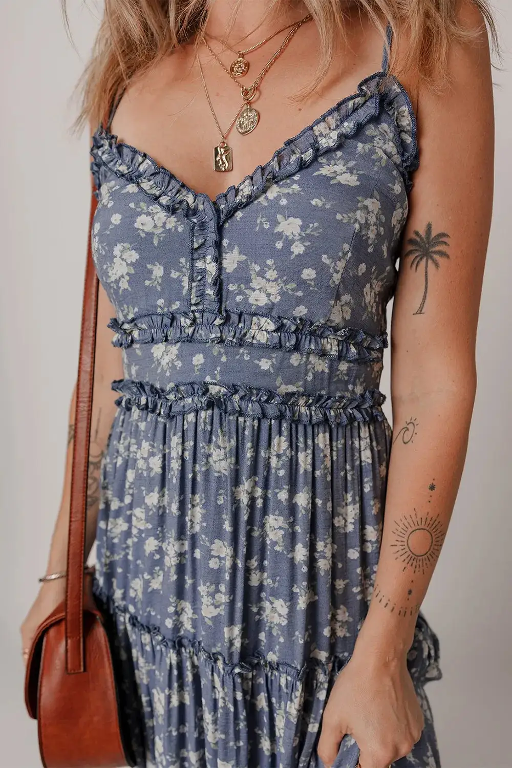 Polished Tie Detail Midi Dress
