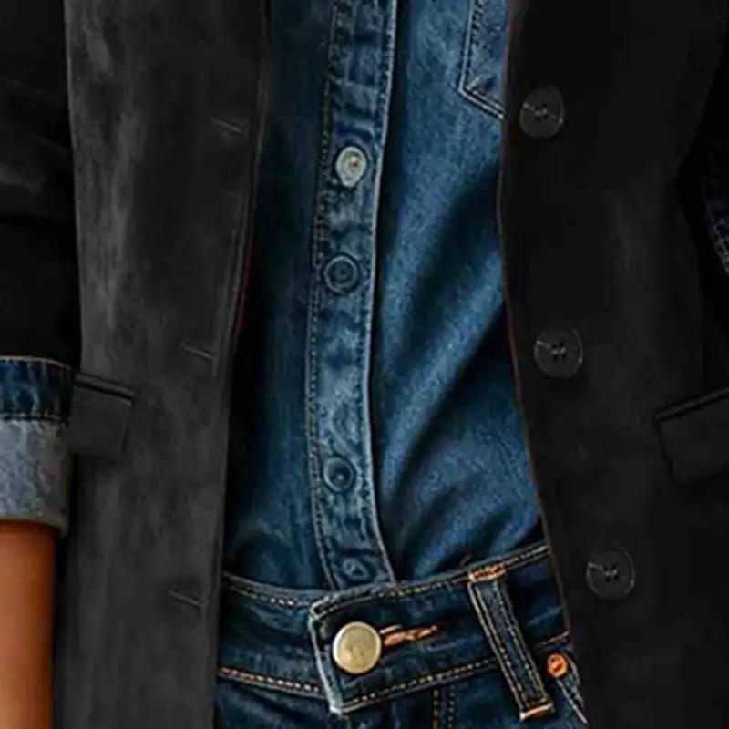 Plus Size Tailored Blazer Jacket