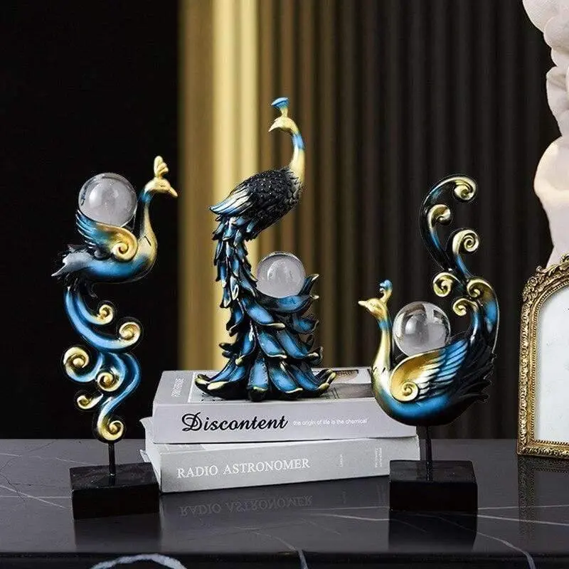 Vibrant Abstract Accent Sculpture