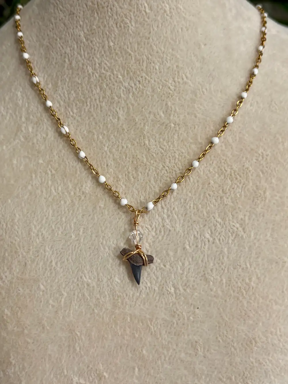 Minimal Shark Tooth Necklace