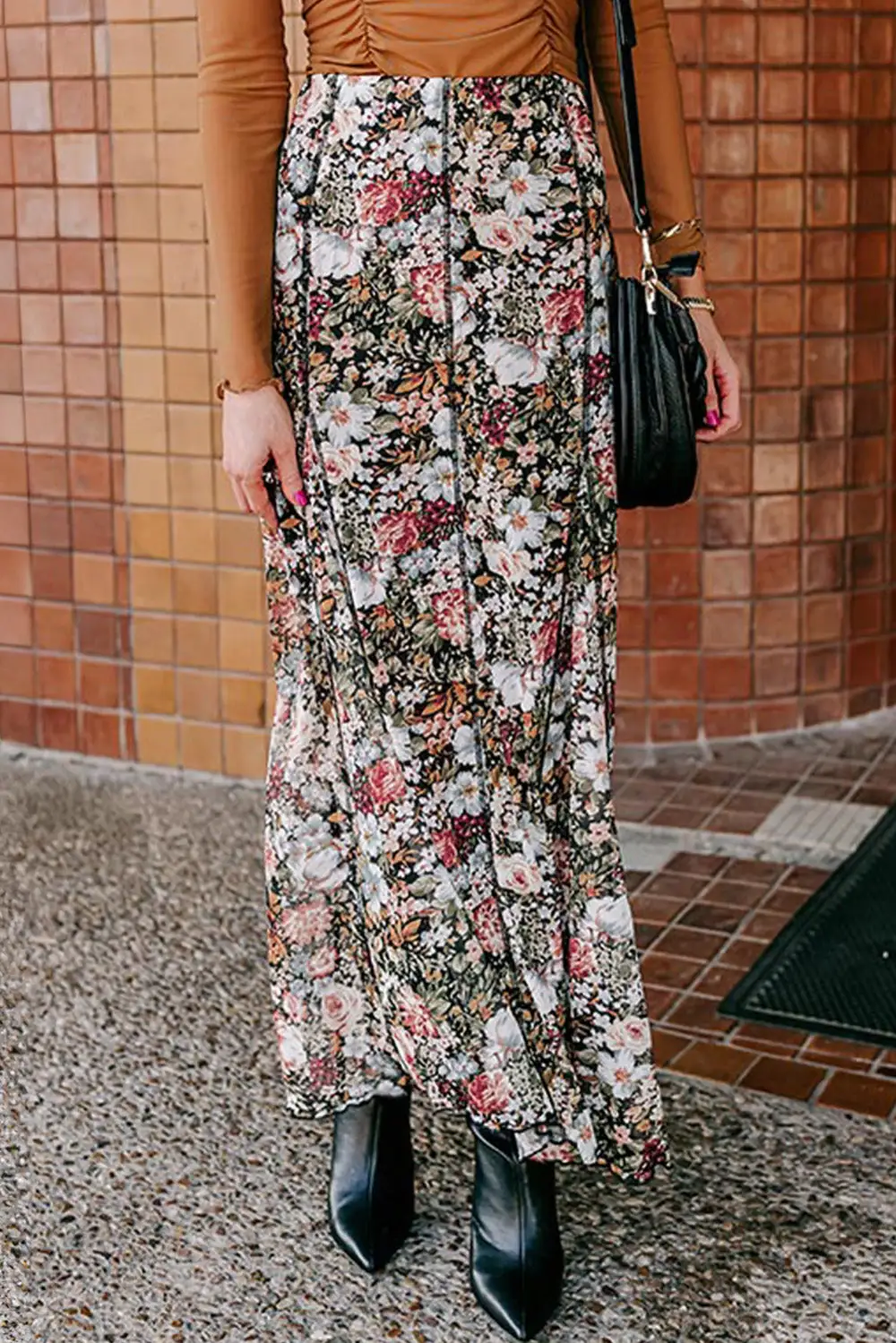 Everyday Balanced Printed Dress Skirt