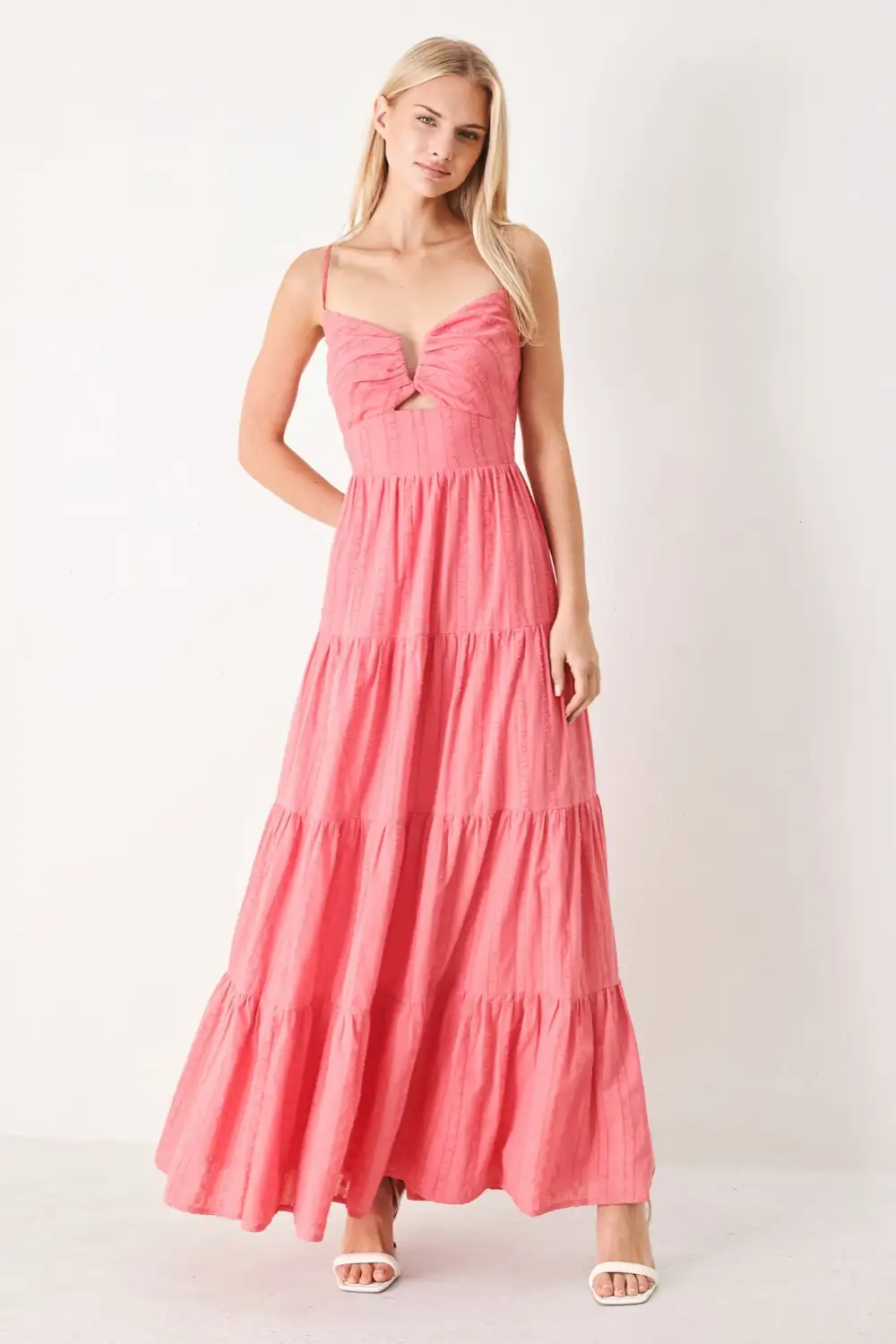 Smocked Cotton Maxi Dress