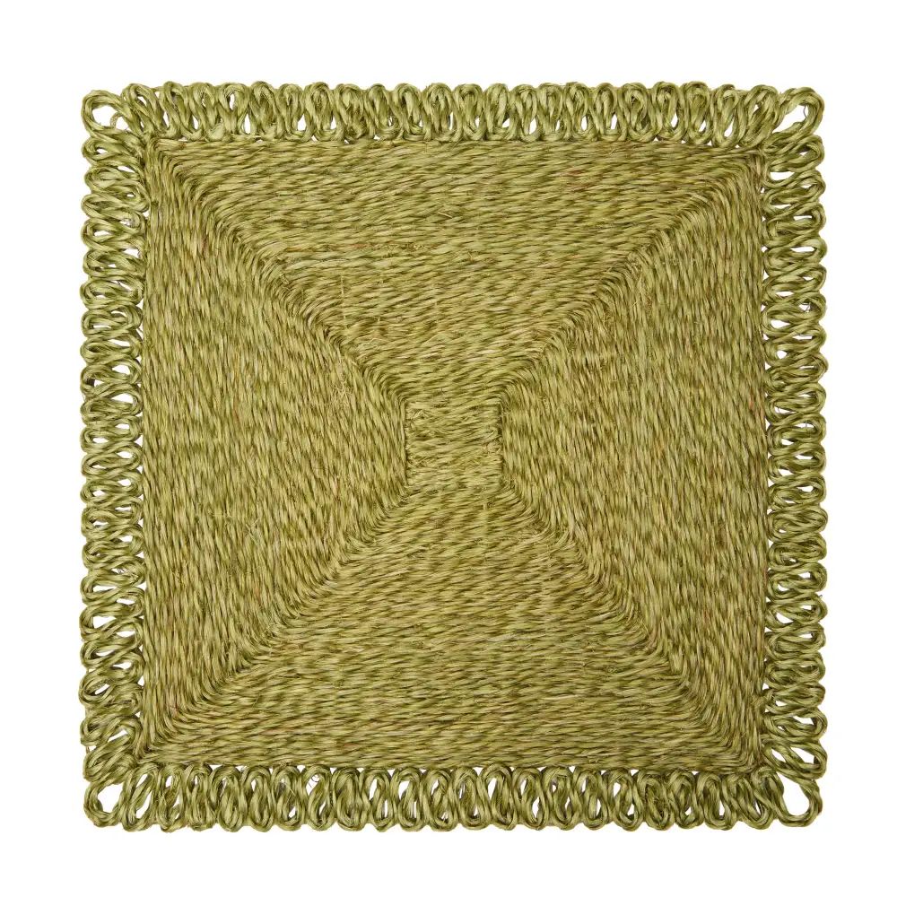Textured Square Abaca Placemat Set
