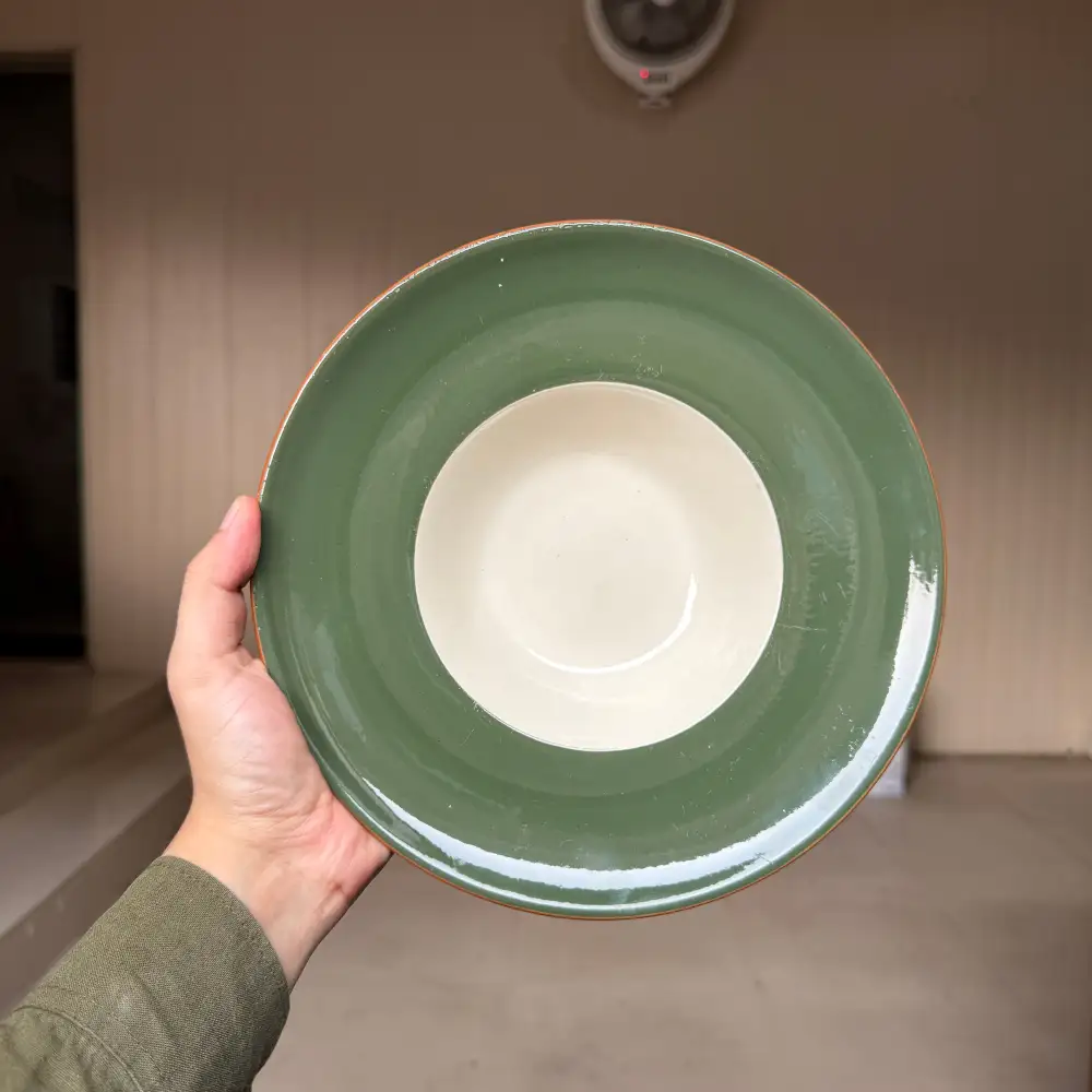 Clean Table Ceramic Pasta Plate