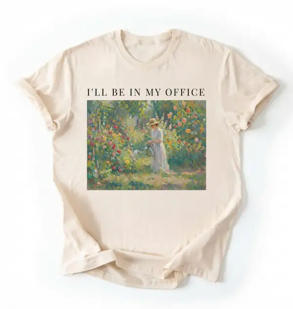 Plant Theme Casual Graphic Cotton Tee
