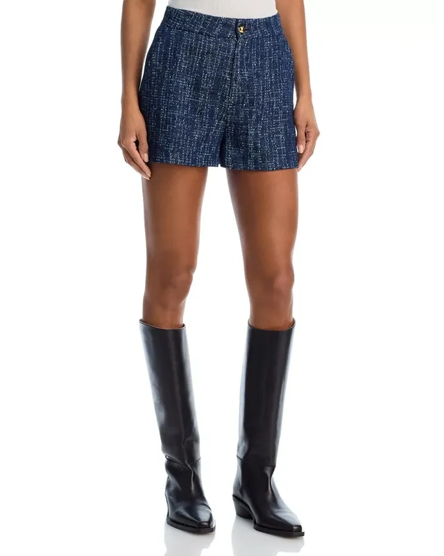 Cotton Tweed Pocket Shorts